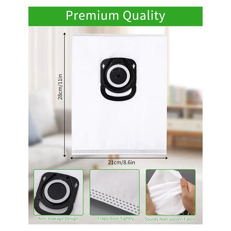 أكياس نظافة روينتا + مكنسة كهربائية ، مناسبة للطاقة المدمجة ، zr200520 ، zr200720