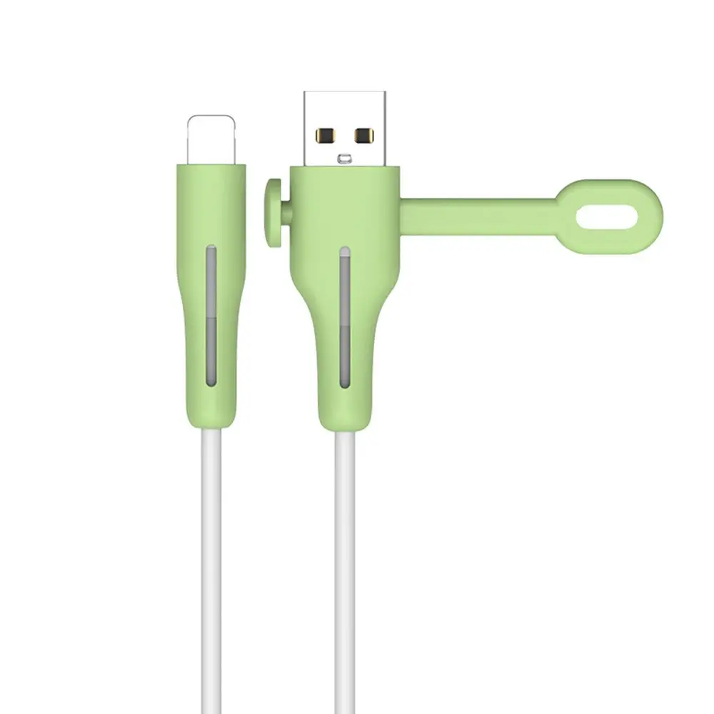 Accessories Cord Saver Protective Soft Silicone Cover Data Line Cable Protector Wire Winder For Apple iPhone USB Charger Cable