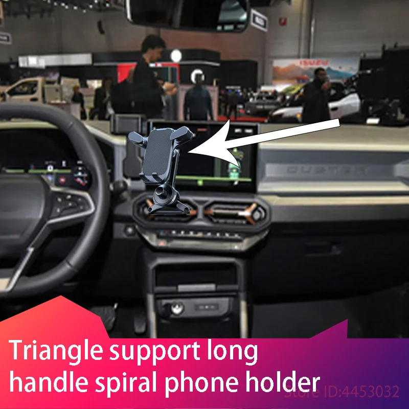 

FOR Dacia duster logan sandero stepway Lodgy Car Phone Holder Stand Air Vent Gravity Car Mount GPS Smartphone In Bracket