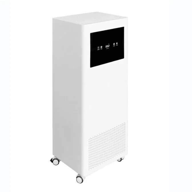 Custom Odors Smoke Removing Machine Activated Carbon Photocatalyst Air Purifier with HEPA Filter for Home Hospital School