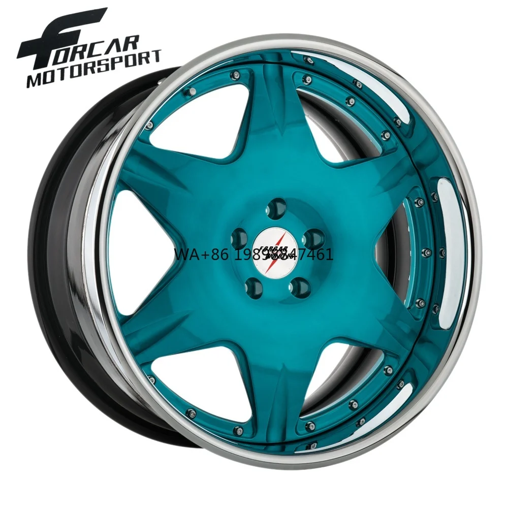 

Forcar Made in China Chrome Barrel Factory Direct Selling Gloss Black Popular Design 17 18 19 Inch 5*112 New Forged Wheels
