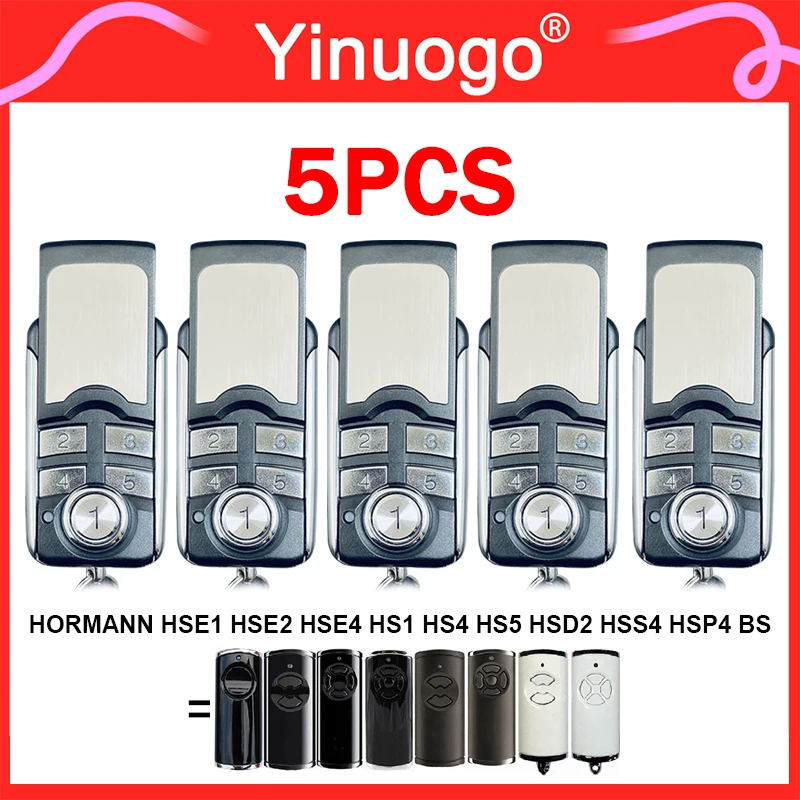 5PCS For HORMANN BS Series 868MHz Garage Door Remote Control Compatible With HORMANN HSE4 HSE2 HSE5 HS1 HS4 HS5 HSP4 HSD2 868 BS