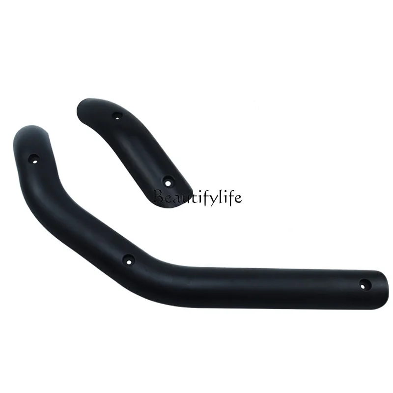 Motorcycle Modified Exhaust Pipe Anti-Scald Cover Protective Cover Carbon Fiber Thermal Baffle