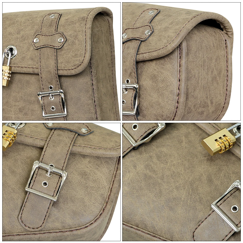 Luxury Bags Luggage - Tas Sadel Motor Mewah dengan Gesper