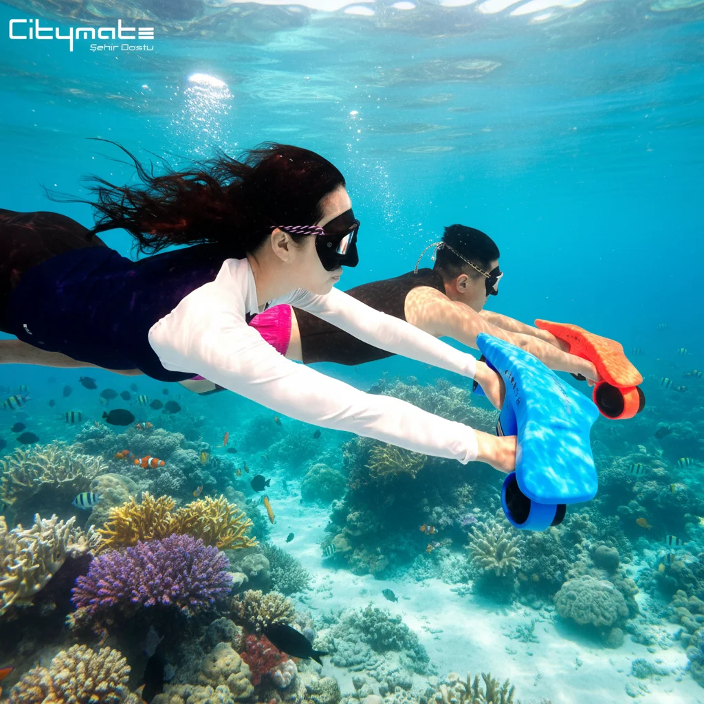 Wholesale Scooter De Mar Su Scooteri Acuatico Scooter Underwater Explorer 530W 1.8M/S 5200mAh Speed 30-40min Runtime