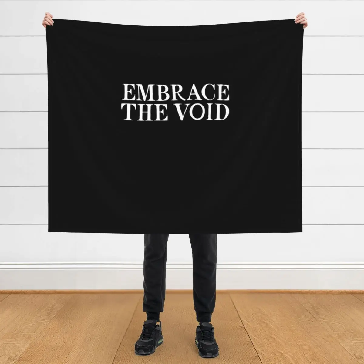 

Embrace the Void Throw Blanket Retros warm winter Hairys Blankets