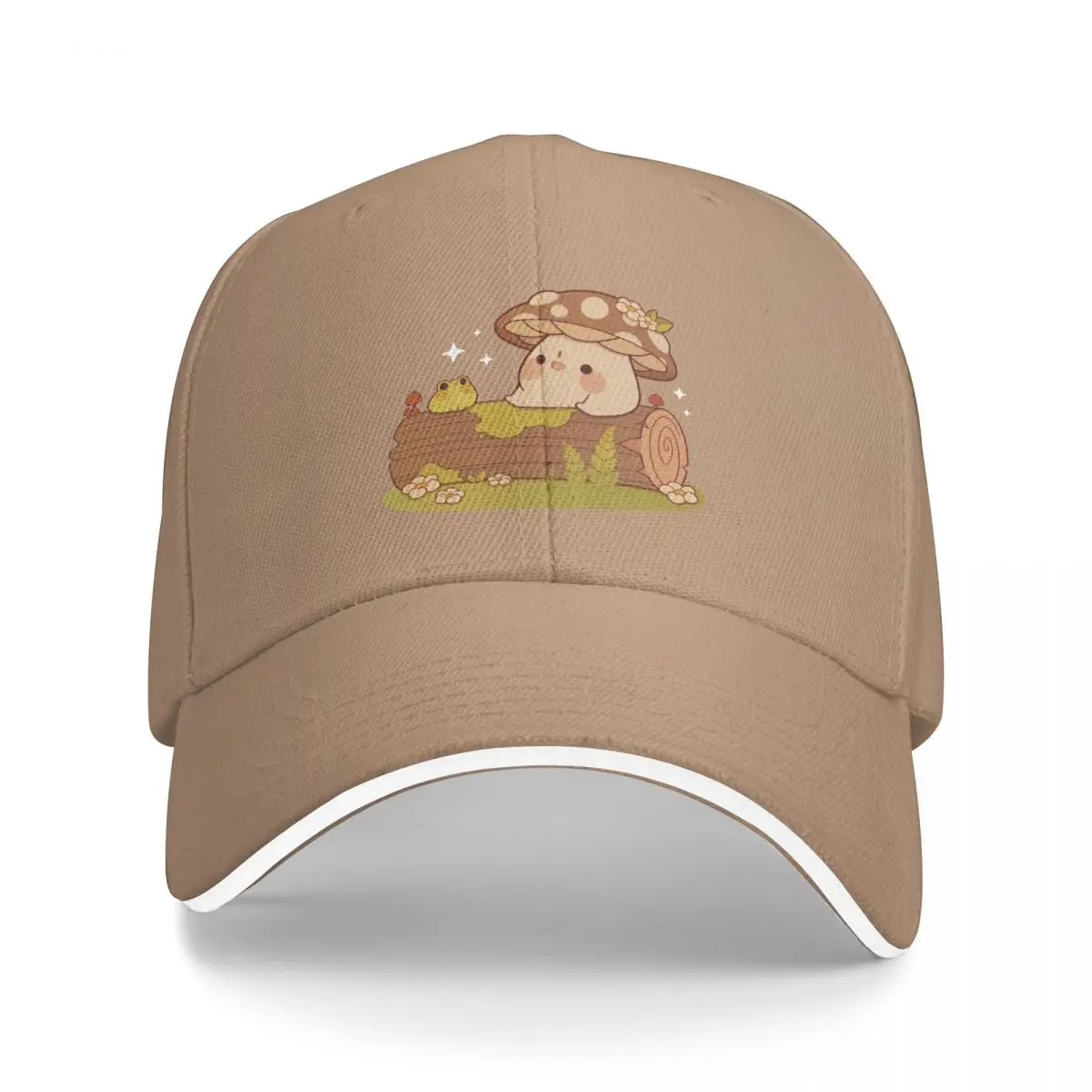 

Mushroom and frog friends Bucket Hat Baseball Cap luxury brand Hat beach women's winter hats 2022 Men's