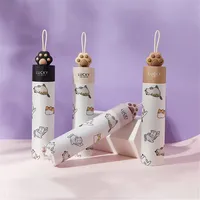 Cute Cat Claw Handle Umbrella Patio Umbrella UV for Sun and Rain Parasol Umbrella Woman Girl Gift