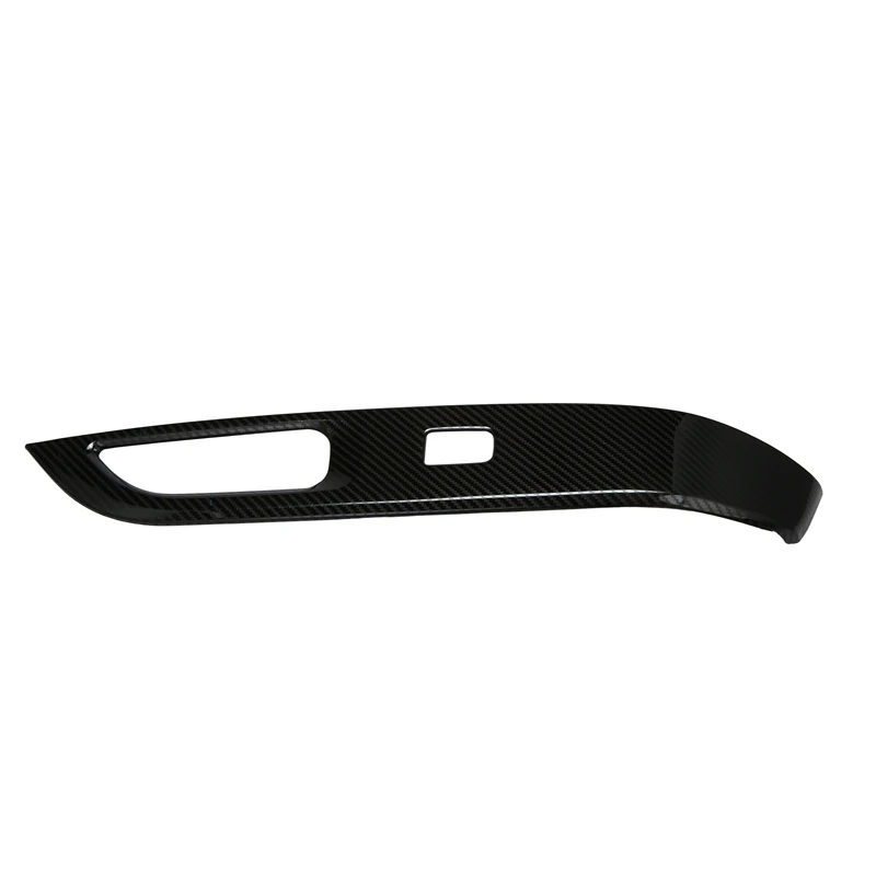 Car Carbon Fiber Pattern Window Lift Panel Car Interior Armrest Panel Glass Lift Switch For Hyundai Tucson L 2021-2022