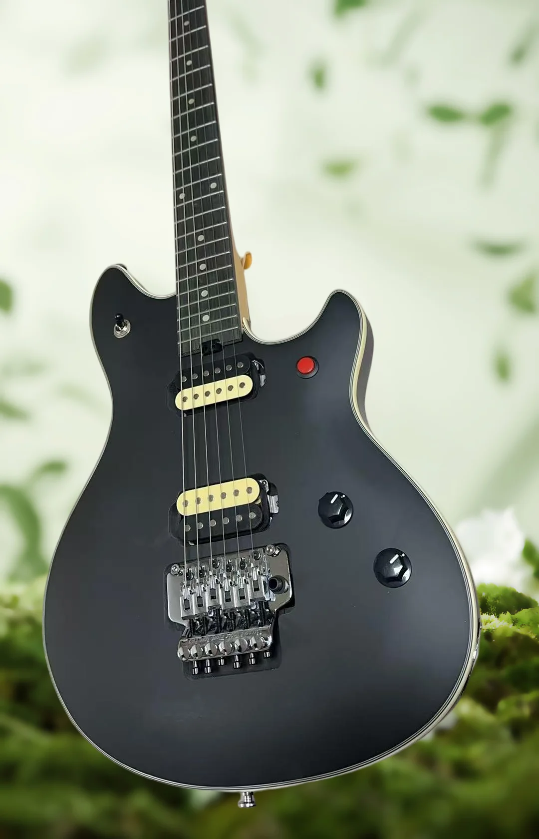 

Новинка 2026 года: Специальный матовый черный гитарный бридж Floyd Rose Tremolo с красными ручками