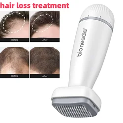 adjustable titanium stamp derma roller face roller beard growth massager scalp massage 120pins microneedling