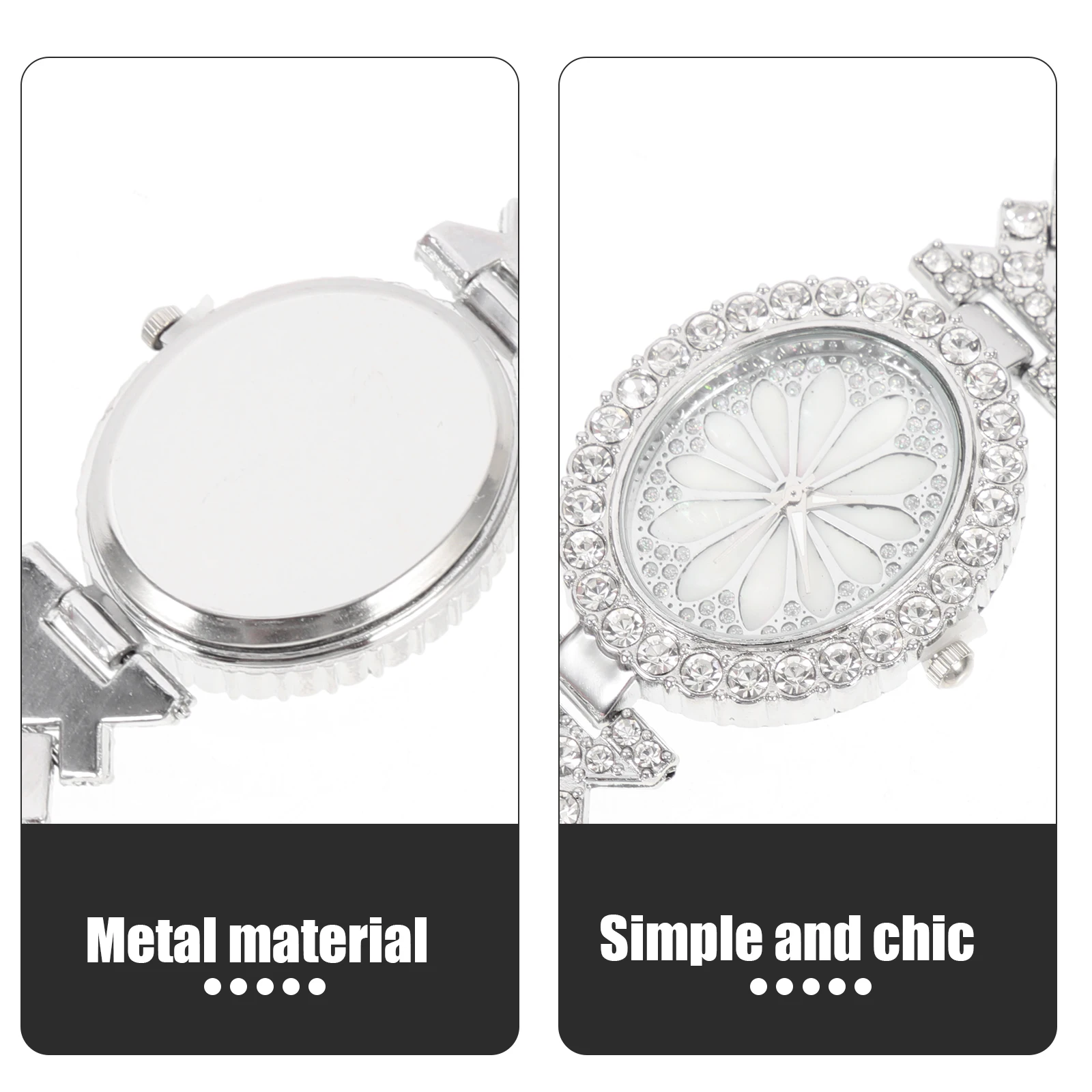 

Ladies Watch Quartz Watches for Women Fashionable Elegant Shiny Casual Girl Wrist Watch Adjustable Precise Time Rhinestone