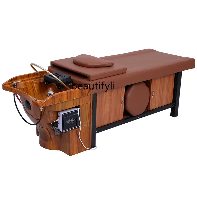 

A Thai Head Therapy Shampoo Chair Barber Shop Water Circulation Massage Moxibustion Traditional Chinese Medicine Fumigation