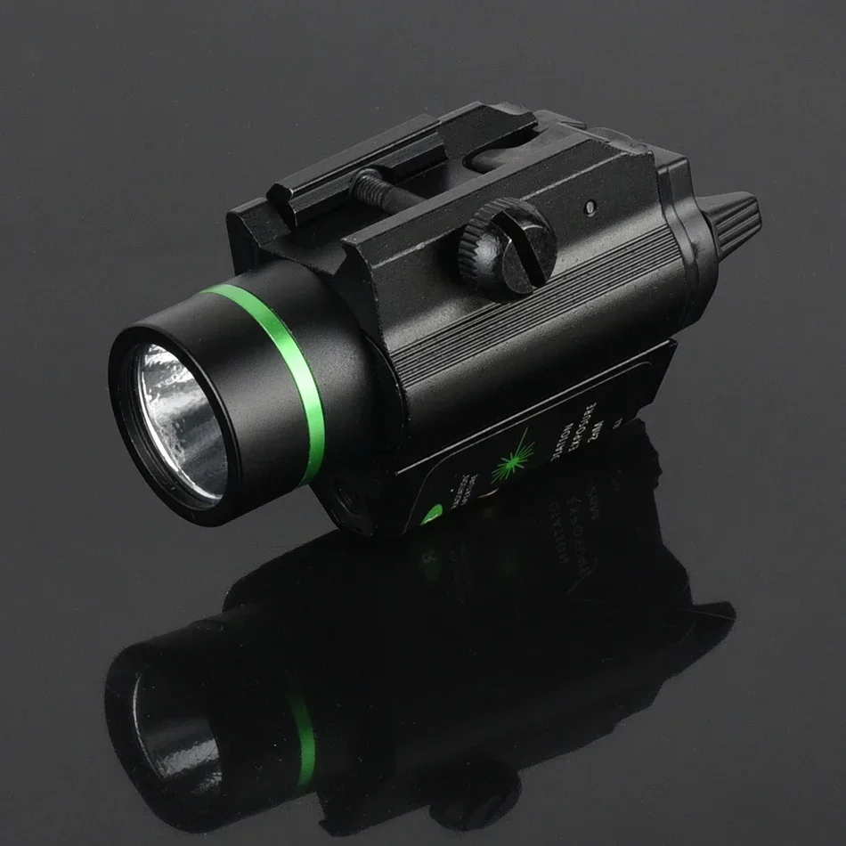 

LED Tactical Flashlight Red/Green Laser Sight 150 Lumens Hanging Flashlight Mount for Hunting Accessories