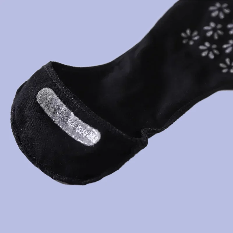 Chaussettes fines invisibles en silicone pour femmes, chaussettes de rinçage à coupe basse, chaussettes d'été en coton, chaussettes non aldes, pantoufles pour femmes, chaussettes de bateau, 5 paires