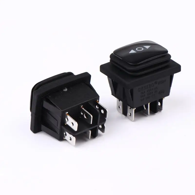 

Secure Waterproof 1/5PCS 6Pin Toggle Switch with Momentary (on)-off-(on) & ON-OFF-ON DSDT