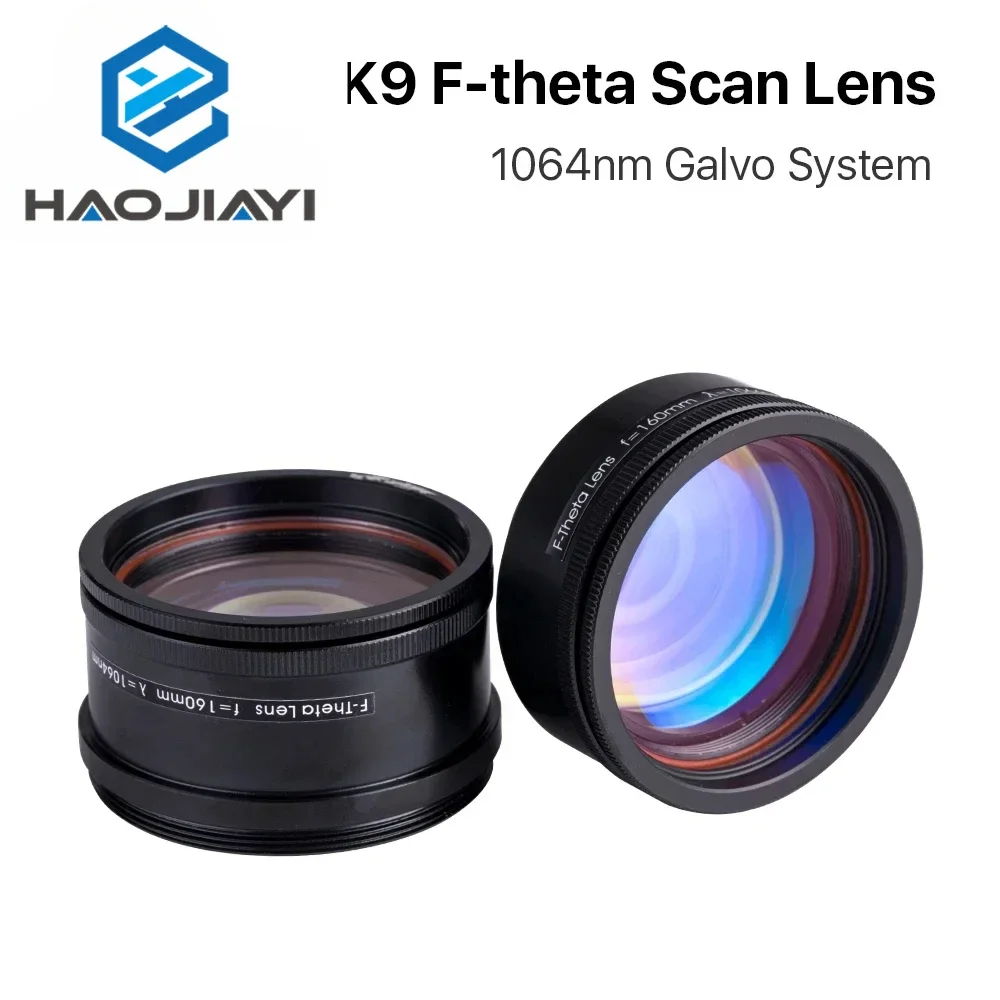 

HAOJIAYI K9 F-theta Scan Lens Thread M39 & M55 1064nm Galvo System for 1064nm YAG Optical Fiber Laser Marking Machine Parts