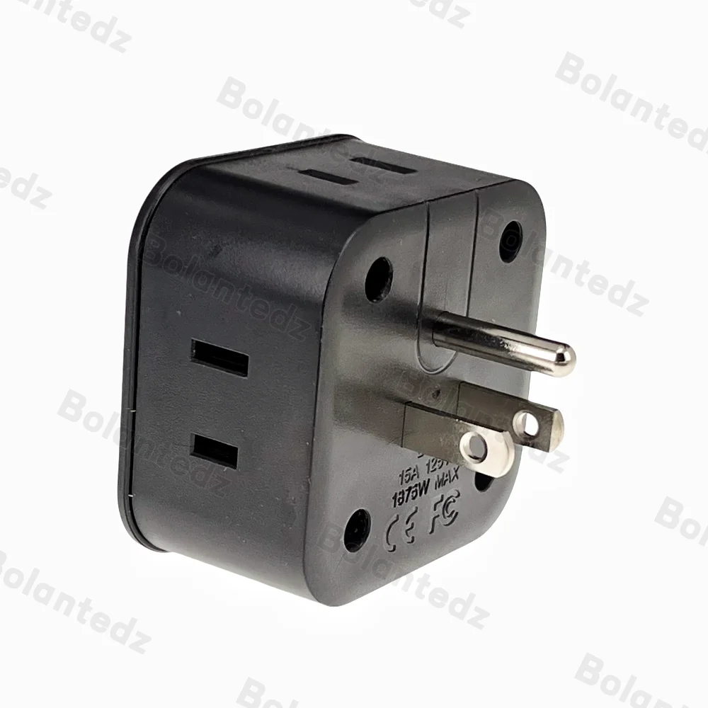 Bolantedz 5 طريقة الولايات المتحدة متعددة التوصيل منفذ موسع جدار المخرج المتوسع منفذ كهربائي صغير الفاصل للسفر المنزل مكتب النوم