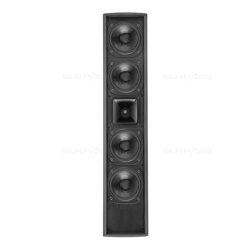 

100V Fashion Slim Size 80W 160W High End Conference Speakers Narrow Size Column Speaker for school