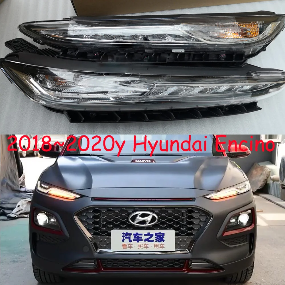 

1pcs car bumper headlamp For Hyundai ENCINO headlight 2018～2020y head lamp for Hyundai ENCINO fog lamp