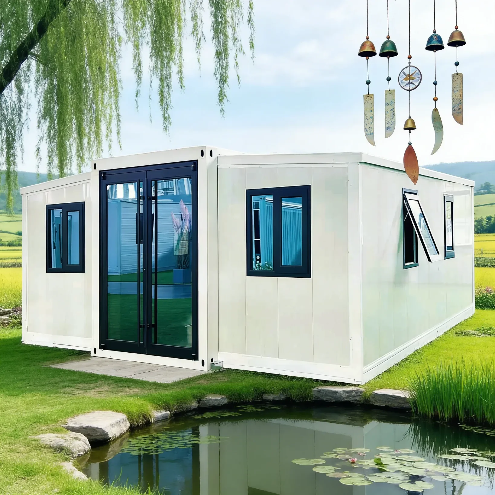 Cost Effective Expandable Home with Quick Assembly Building Design for Vacation Retreat