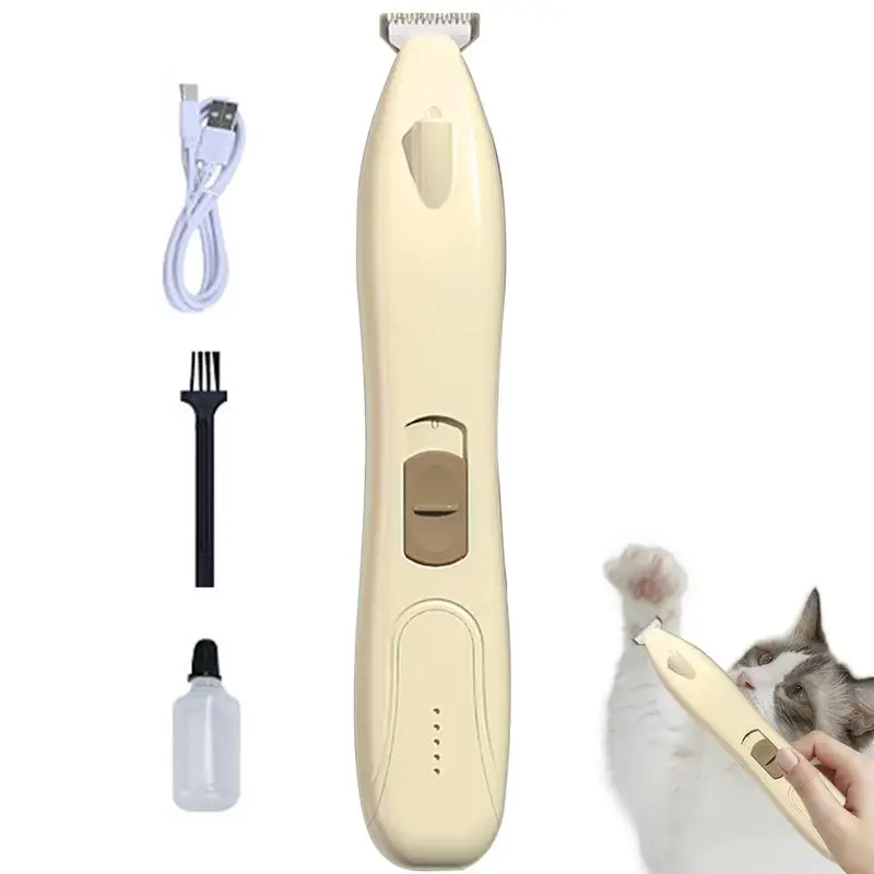 Pet Hair Trimmer Electric Dog Trimmer For Paws With LED Display Low Noise Cordless Dog Grooming Kit 2 Speed Pet Hair Shaver For