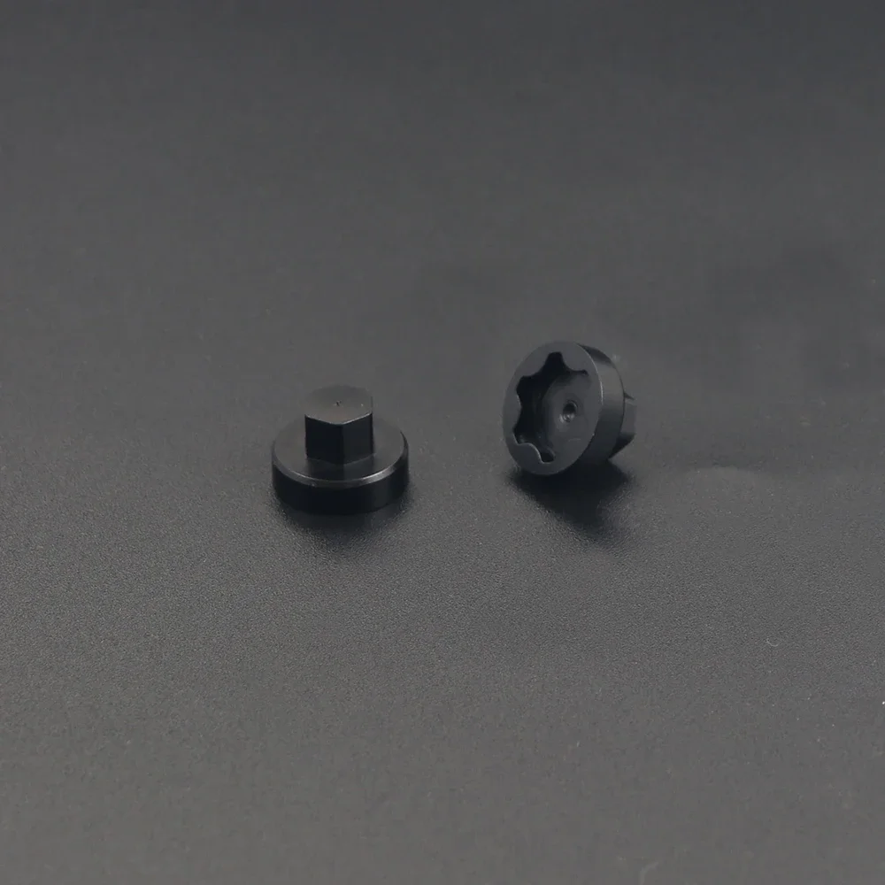 Tapa central de llanta de rueda de Metal, tapa antipolvo M4, tuerca 4 piezas para coche 1/10 RC Crawler, Axial SCX10 D90 TRX4 TF2 CC01,