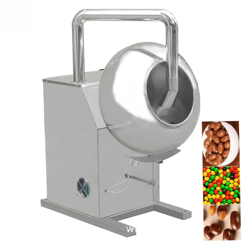 BYC-800 Chocolate Automatic Liquid Spraying And Coloring Coating Machine