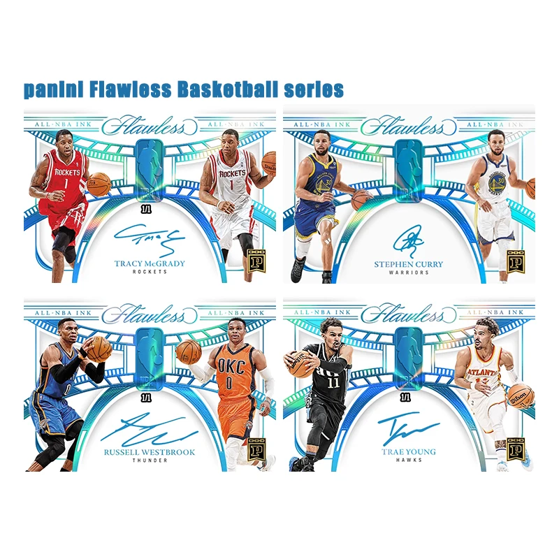 Tarjetas Coleccionables de la Serie de Baloncesto Panini Hechas a Mano, Colección Russell Westbrook, Curry, Tracy McGrady, Juguetes de Regalo