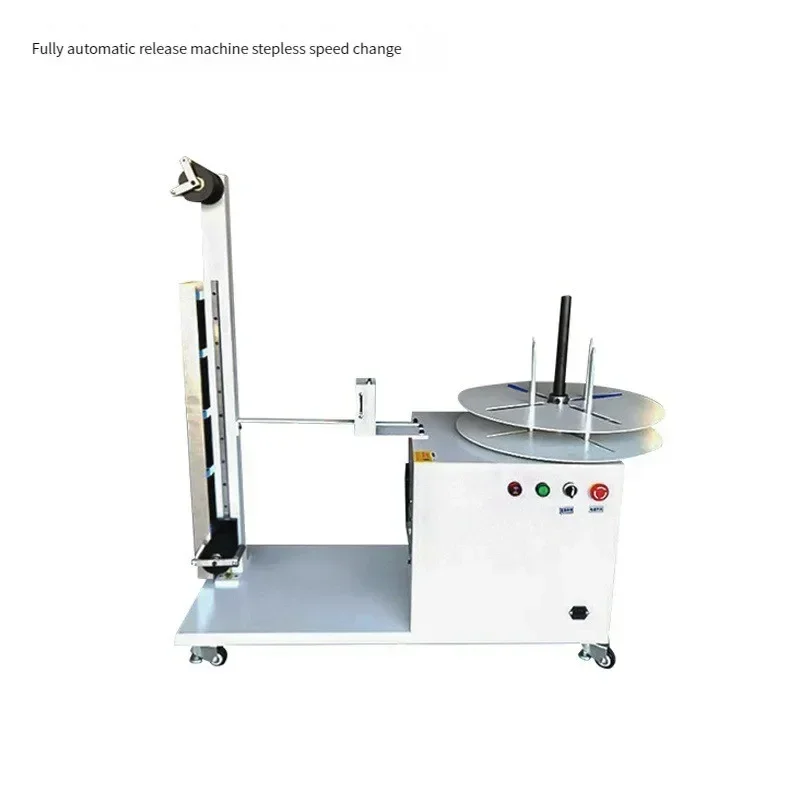 Portable Pay-off Rack Circular Rotating Wire Feeding Reel For Cable Arrangement Wire Induction Double Terminal Machine For W