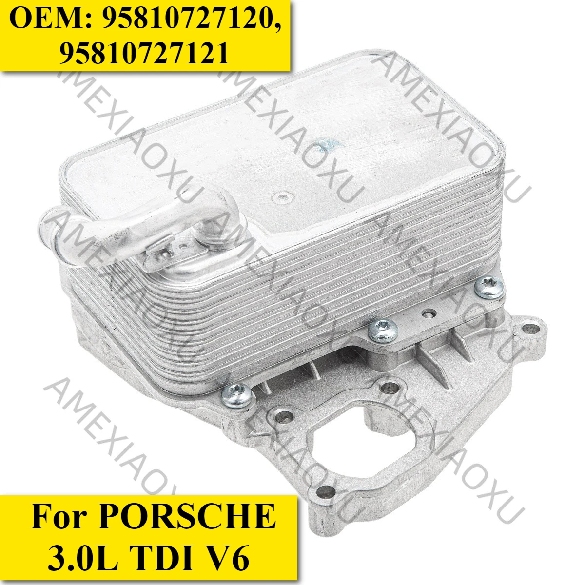 

1PC OEM: 95810727120, 95810727121 For PORSCHE 3.0L TDI V6 Engine Oil Cooler Gasket AMEXIAOXU