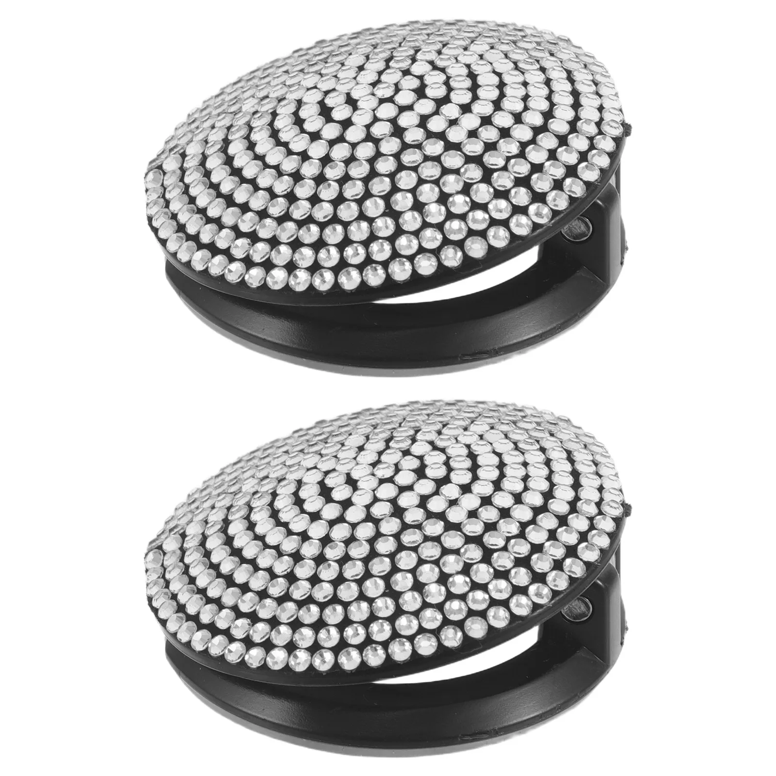 

2Pcs Crystal Rhinestone Start Button Cover for Car Push to Start Ignition Switch Decorative Protective Cover Car Interior