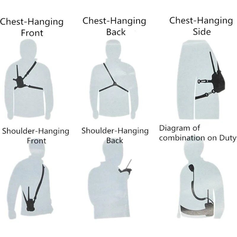 

Нейлоновый чехол на ремень, портативная нейлоновая поясная сумка, двусторонний держатель для радио, кобура, сумка для домофона с