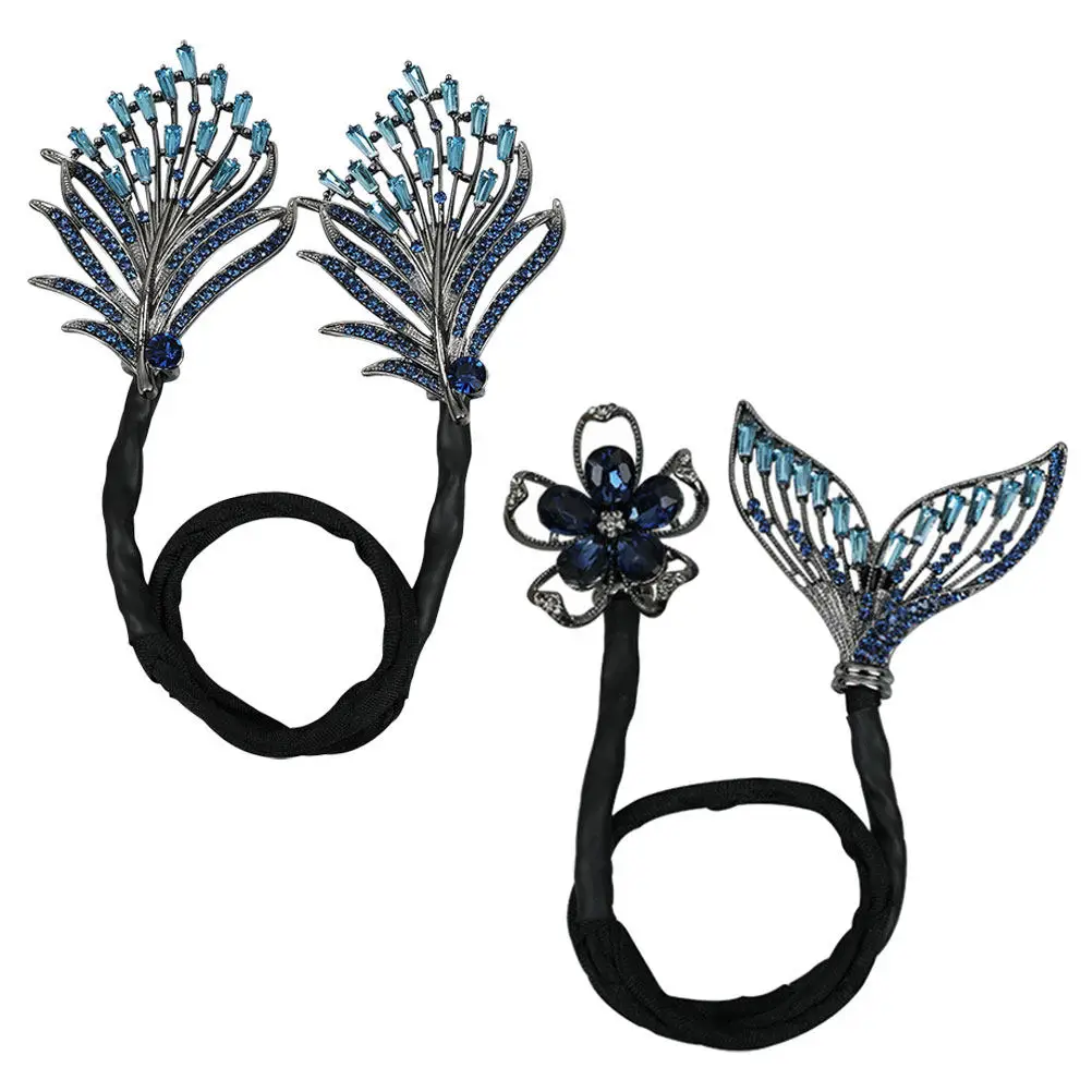 

2 шт. Инструмент для создания ленивых пучков для женщин, из сплава, для легкого и быстрого создания элегантных пучков, для тонких волос, инструменты для укладки волос