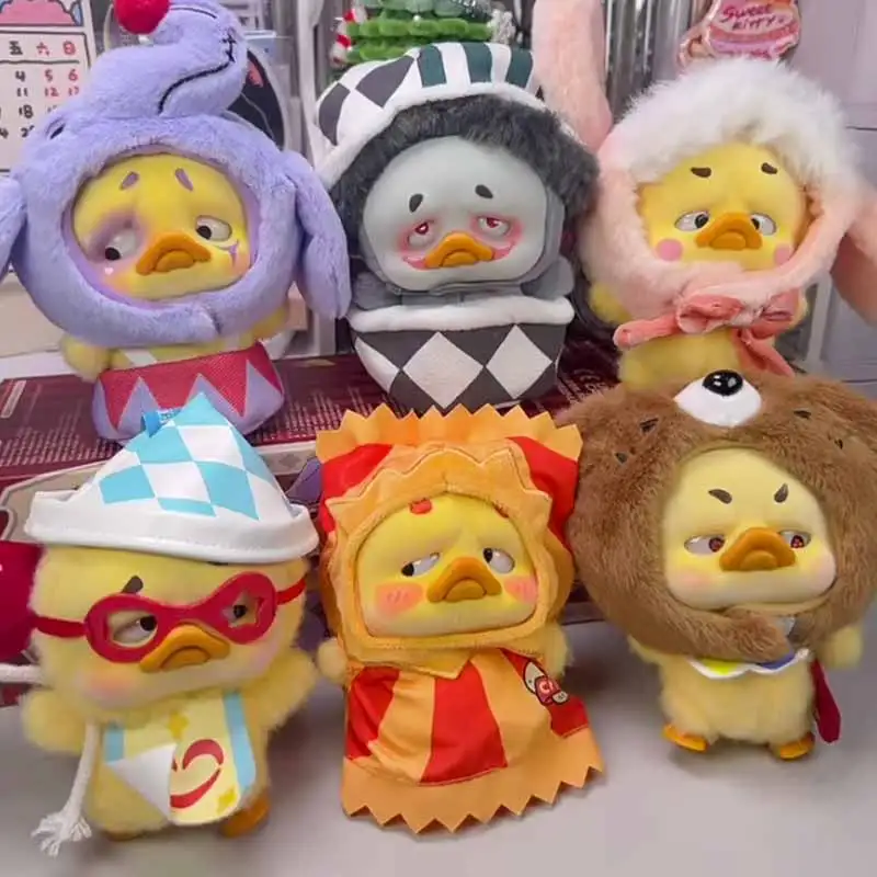 

Upsetduck V4 Crazy Circus Duck Series слепая коробка периферийная игрушка рюкзак кулон милая кукла орнамент загадочная коробка сюрприз забавный подарок