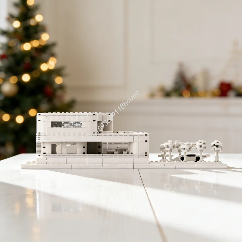 

1031pcs MOC Architecture Project Model Building Blocks DIY Creative Christmas Gifts Idea Brick Kids Birthday Toy Education