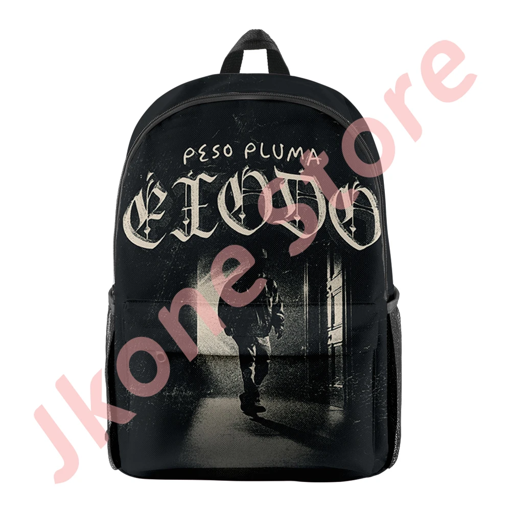 Peso Pluma Exodo Tour Merch Print Backpack Rapper New Logo Bags Cosplay Women Men Fashion Casual Streetwear