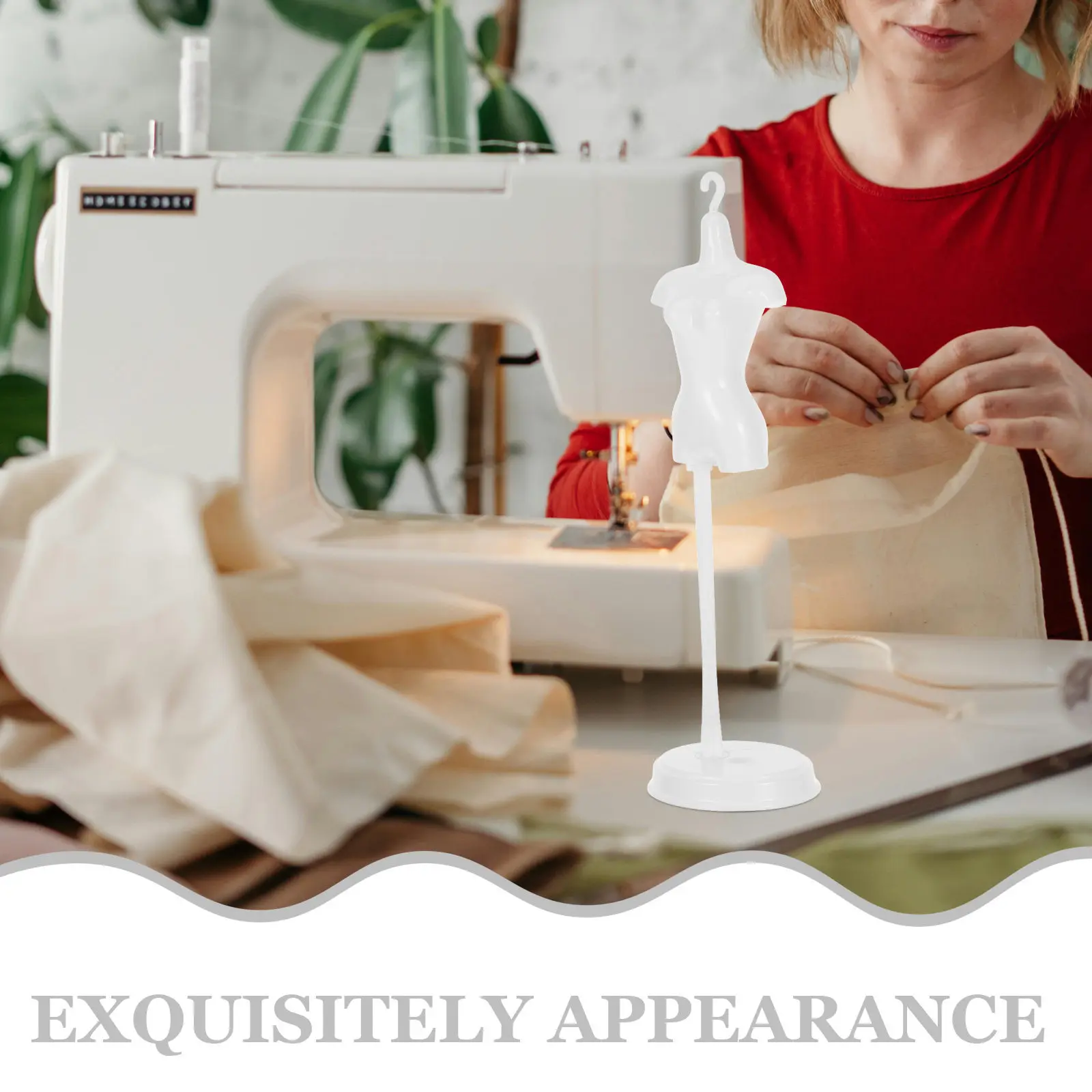 Mini Mannequin Stand Display Accessory Clothing Gown Hanger Support for Collectors Enthusiasts Versatile Use in Various Settings