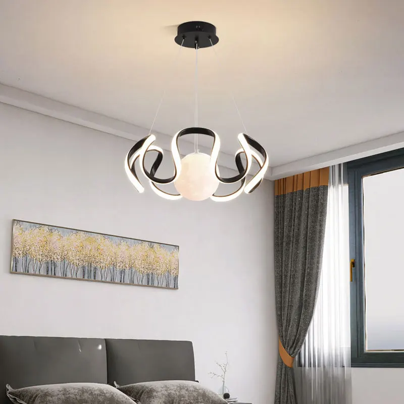 Modern LED Pendant Chandeliers Lighting Home Decor Hanging Lamp for Living DIning room KItchen Bedroom Pendant Lights Suspension