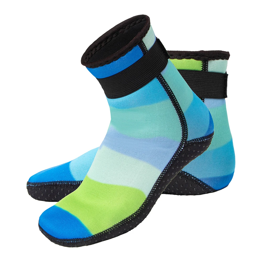 3mm Neoprene Kids Diving Socks Non-slip Elasticity Surfing Boots Wetsuit Sock Keep Warm in Cold Water Diving Swimming Snorkeling