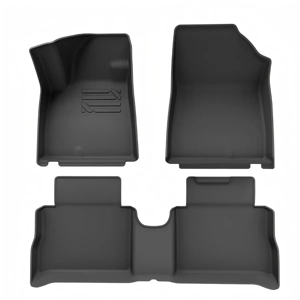 Custom Fit for Good Cat 2021-2024 TPE Car Floor Mats Rear Trunk Mat All Weather Full Set 3mm Thick Letter Pattern Waterproof