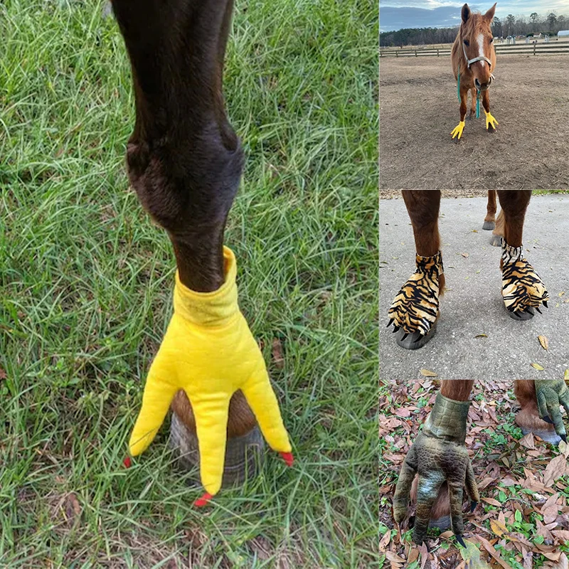 Bare Feet Shoes Costume Realistic Interesting Funny Animal Paws Socks Chicken Feet Socks For Horse Themed Activities Cosplay