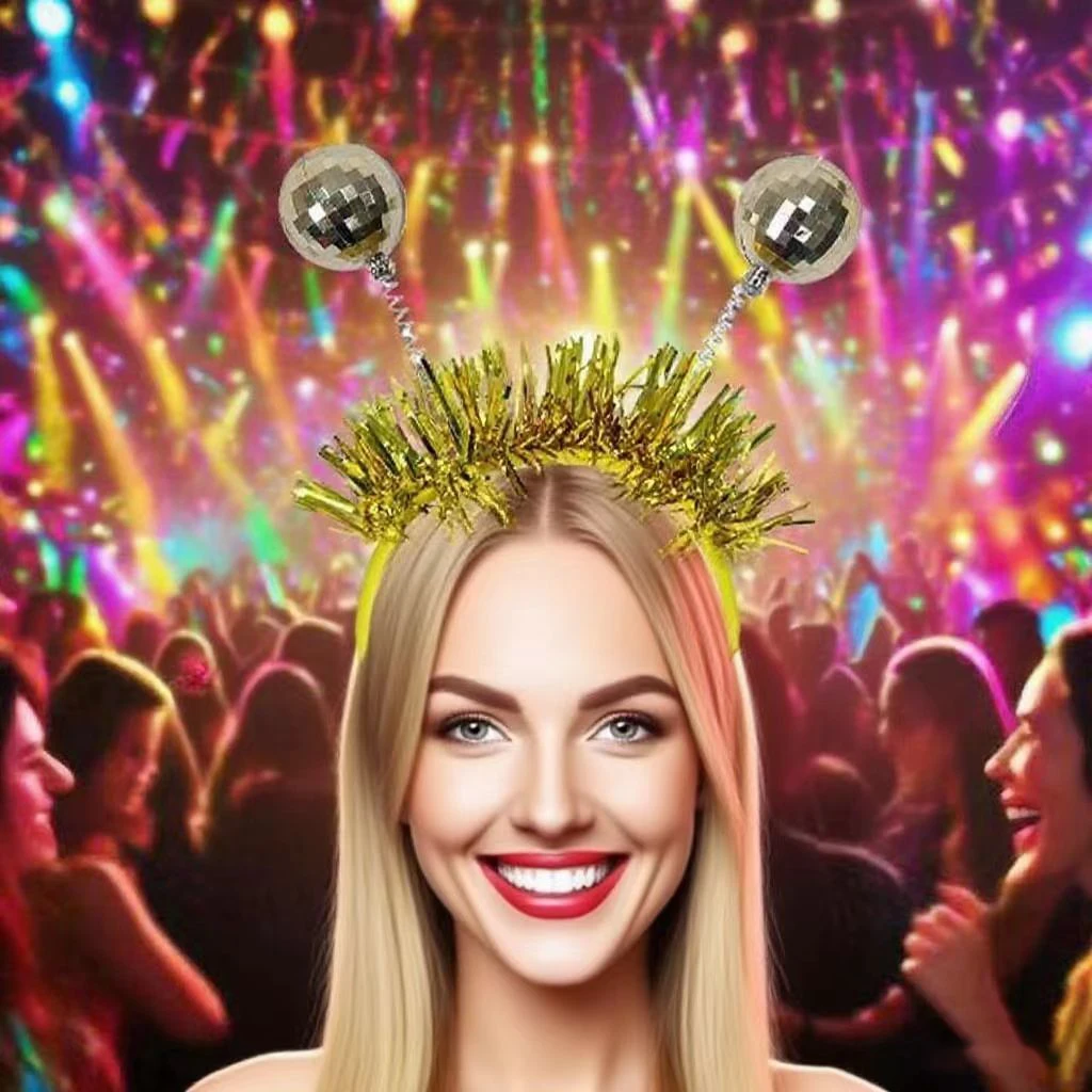 ディスコボールヘッドバンドヴィンテージミラーボールパーティー - Disco Ball Mirror のレビューと価格