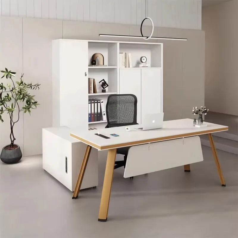 

Роскошный органайзер, офисные столы, белые компьютерные регулируемые рабочие столы для учебы, компьютерные игровые Mesas De Escritorio, мебель для офиса