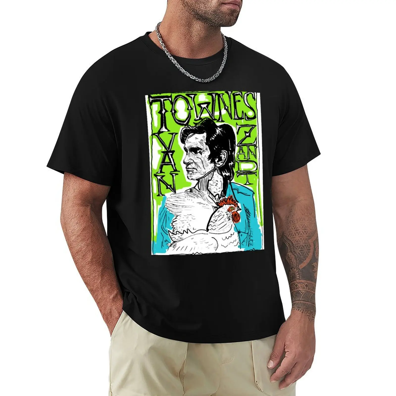 

Townes Van zandt T-shirt T-Shirt shirts graphic tee gifts for boyfriend plus size clothes mens t shirts casual stylish