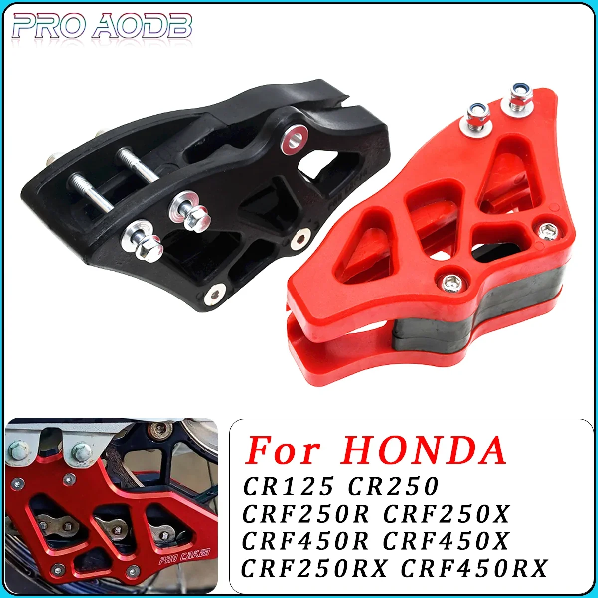 

For Honda CR125 CR250 CRF250R CRF450R CRF250X CRF450X CRF250RX CRF450RX CRF CR Motorcycle Plastic Chain Guide Guard 2002-2021