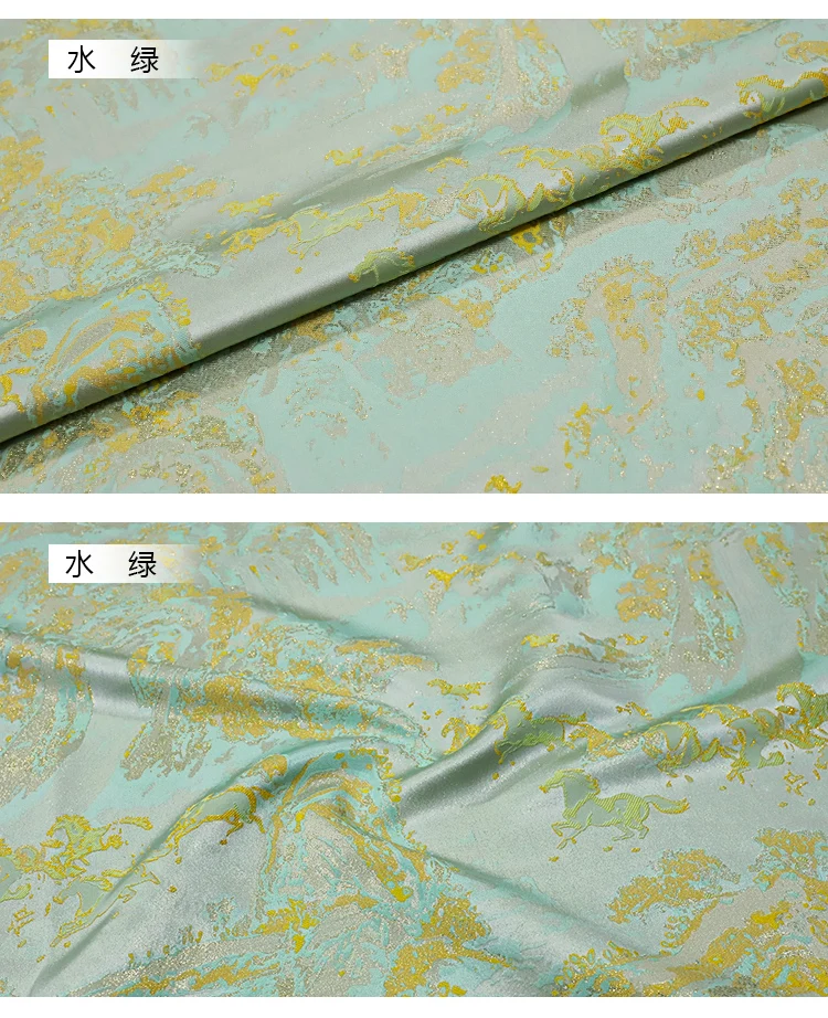 Song Brokatstoffe 140cm Breite Jacquard-Webung Chinesisches Traditionelles Luxusmaterial für Hanfu Cheongsam Kleid DIY Nähen – Detail 12