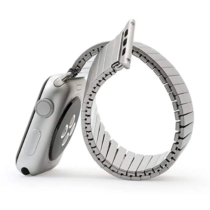 Elastic Metal Band For Apple Watch Ultra 10 9 8 7 49mm 46mm 45mm 41mm 6 5 4 SE 40mm 44mm Extendable Metal For iWatch 3 38mm 42mm