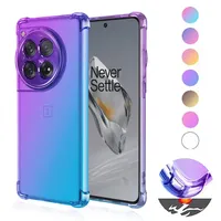 Gradient TPU Case for OnePlus 13 12 One Plus 13R 12R Cover Shockproof Four Corners Protective Fundas Coque Capa