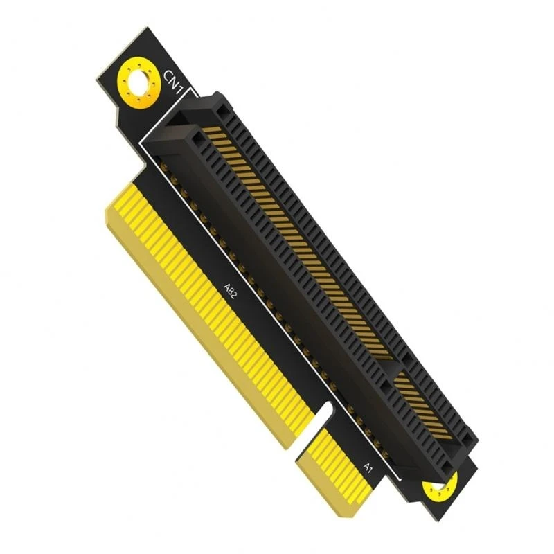 R53C PCIE 90 Degree Reverse Male to Female Risers Card Adapters Risers Board PCIE 8X to 8X Converters for 1U Servers